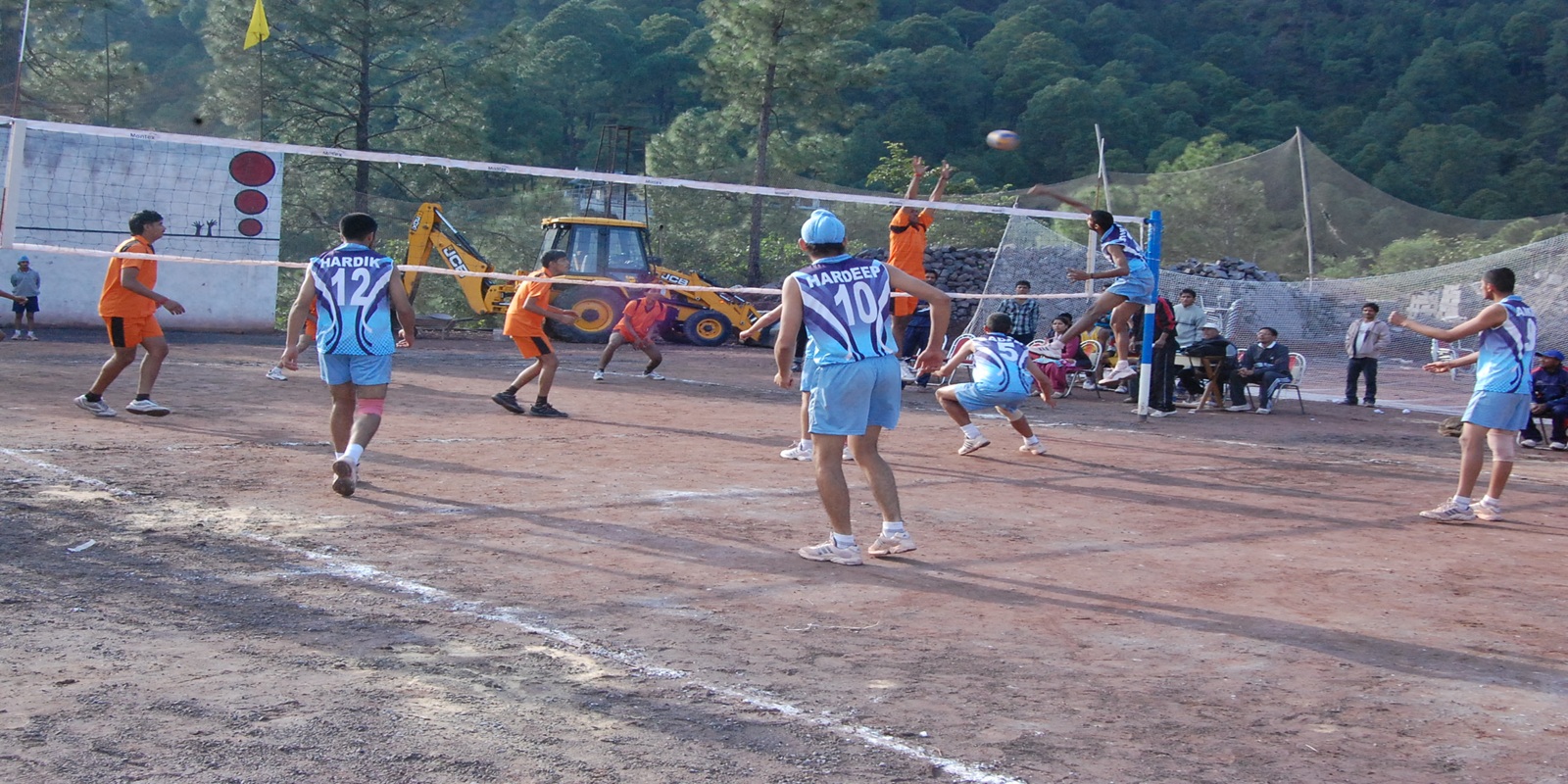 VOLLEYBALL match in action 1